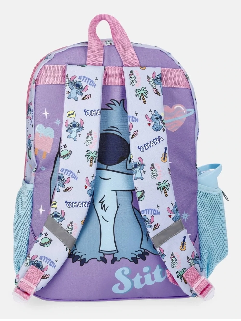 Lilo and Stitch Backpack with lunch kit and headphones - has Stitch and Angel